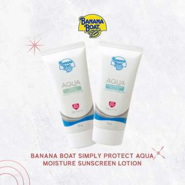 Banana Boat Simply Protect Aqua Moisture Suncreen Lotion Long Wearing