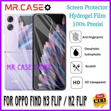 HYDROGEL CLEAR/BENING OPPO FIND N2 FLIP / FIND N3 FLIP SCREEN PROTECTOR Anti Gores HP MR CASE STORE
