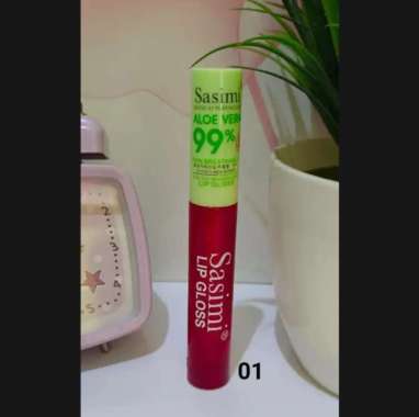 ORI 100% Sasimi Liptint Aloe Vera 99%/ Lip Gloss Sasimi Aloe Vera / Lipstik Lipcream Lip Tint Liptin