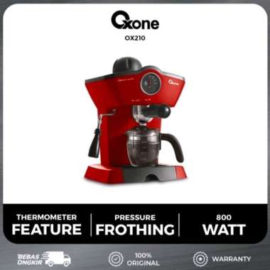 OXONE OX 210 Coffee Maker Mesin Kopi Espresso Stainless Steel 800 Watt OX210