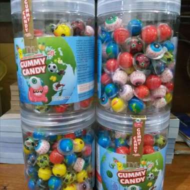 permen lunak bola mata mini