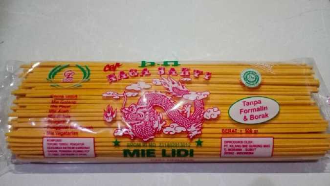 Mie Lidi cap Naga Sakti Api 500 gr Medan / Mi Gomak / spageti spagetti