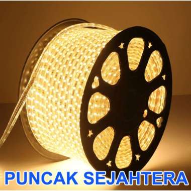 Lampu led Strip / Rope LED 5050 Warna Kuning/ Warmwhite SMD 5050 IP44 Led strip