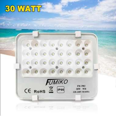 Lampu Sorot Tembak LED 10 Watt 30 Watt Outdoor Lampu LED FloodLight 30 Watt Putih