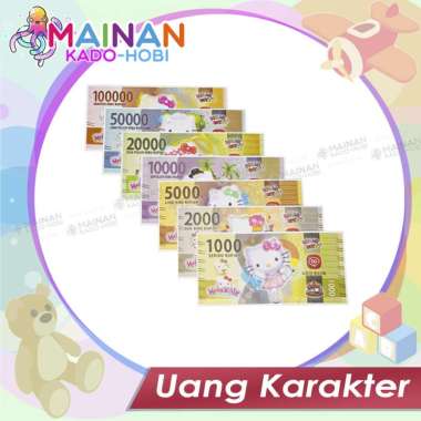 MAINAN UANG BERGAMBAR KARAKTER KARTUN