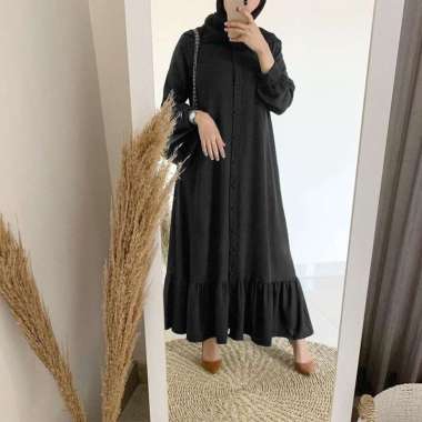 COD Bella Gamis Wanita PREMIUM BERKUALITAS Hitam