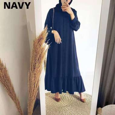 COD Bella Gamis Wanita PREMIUM BERKUALITAS Navy