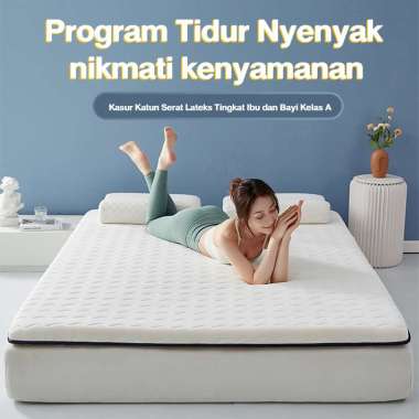 Kasur Busa Latex 180x200cm Kasur L 160*200cm Putih-5.5cm
