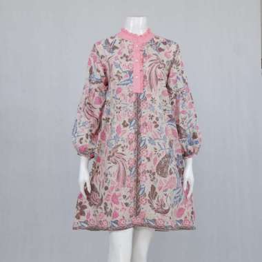 TUNIK KINANTI 01 JUMBO LD 120 LD 125 LD 130LD 140 | OVER SIZE ATASAN BAJU KERJA BATIK WANITA MOTIF A