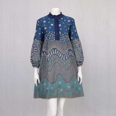 TUNIK KINANTI 01 JUMBO LD 120 LD 125 LD 130LD 140 | OVER SIZE ATASAN BAJU KERJA BATIK WANITA MOTIF A