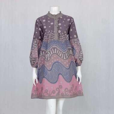 TUNIK KINANTI 01 JUMBO LD 120 LD 125 LD 130LD 140 | OVER SIZE ATASAN BAJU KERJA BATIK WANITA MOTIF A