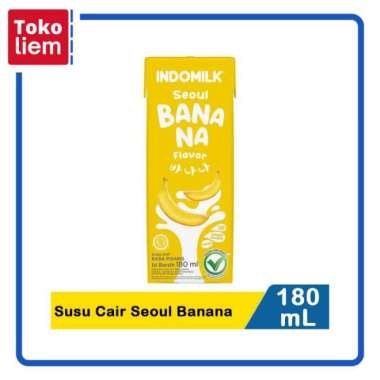 Indomilk Susu Cair Uht Banana 180mL