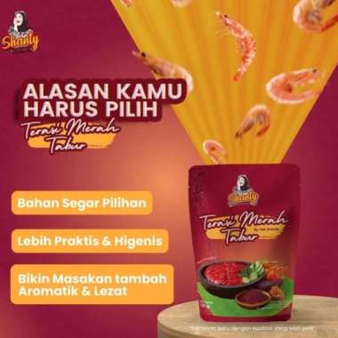 Terasi Tabur Merah Teh Shanty TrasiPouch 75gr