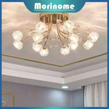 Lampu Kristal Lampu Gantung Ruang T 12H 3Warna