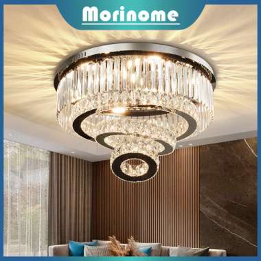 Lampu Gantung Kristal Besar Ruang T 40cm-3 warna