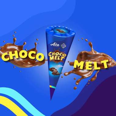 Promo Harga AICE Cone Choco Melt 100 ml - Blibli