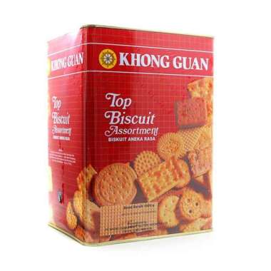 Promo Harga Khong Guan Top Biscuit Assortment 1600 gr - Blibli