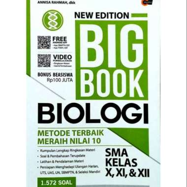 New Edition BIG BOOK BIOLOGI SMA Kls X,XI,XII.