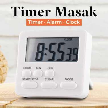 ZHOUZHI Timer Masak Dapur Digital LCD Display Alarm Kitchen Countdown ZK-2206 Study Timer Oven Dapur