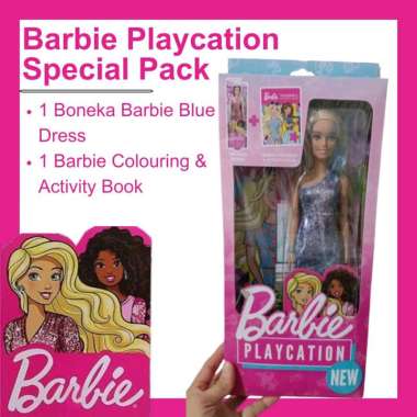 Barbie Playcation Special Pack/Barbie Playcation Special Pack Set Mainan Boneka Anak Assorted/Boneka