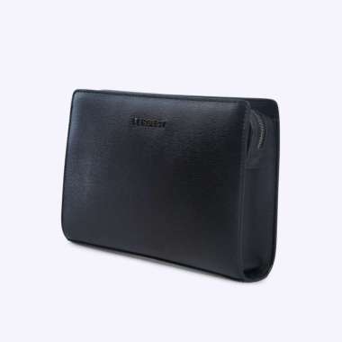 EM10 TAS KECIL PRIA EVERBEST CLUTCH BAG ORIGINAL KULIT ASLI ORI BRANDED HITAM BLACK