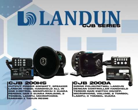 sirene landun cjb200hs cjb200da original komplit cjb200da