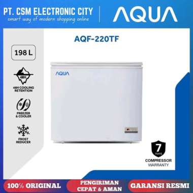 AQUA JAPAN AQF-220TF [203 L] CHEST FREEZER FROST REDUCER [GARANSI RESMI]