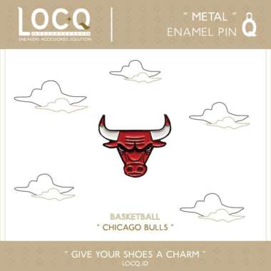 ENAMEL PIN CHICAGO BULLS LAKERS MERCHANDISE & TOYS - Chicago Bulls