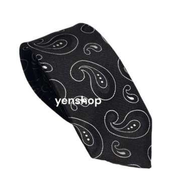 DASI PREMIUM HITAM DASI PRIA DASI KANTOR - Hitam Motif6