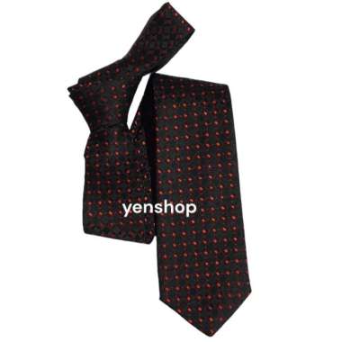 DASI PREMIUM HITAM DASI PRIA DASI KANTOR - Hitam Motif5