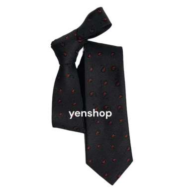 DASI PREMIUM HITAM DASI PRIA DASI KANTOR - Hitam Motif8