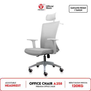 Fantech Kursi Kerja Kantor OCA258 / OC-A258 Premium Office Chair Putih