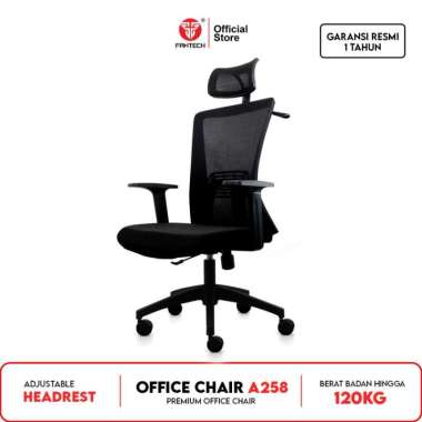 Fantech Kursi Kerja Kantor OCA258 / OC-A258 Premium Office Chair Hitam