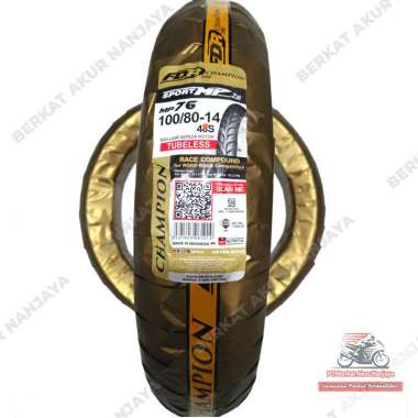 Ban Motor Matic 100/80 ring 14 FDR MP76 TL Soft Compound Bonus Pentil