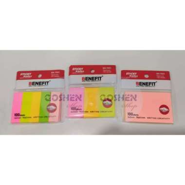 Sticky Notes / Bookmark Benefit SN-7651 Isi 100 Besar