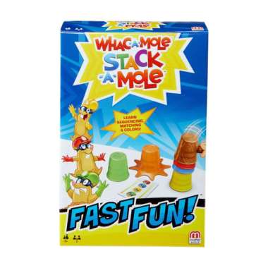 Mattel Whac-a-mole Stack-a-mole Fast Fun Game