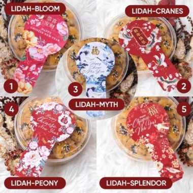 Custom Stiker Segel, seal Toples, Kue Kering, hampers, parcel, kotaki, Chinese New Year, Imlek
