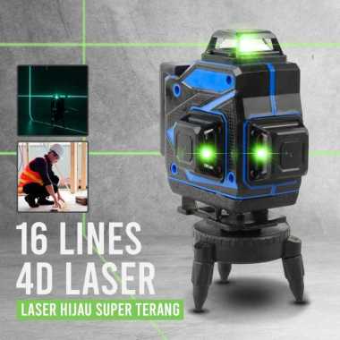 Taffware 4D-16 Mesin Self Leveling Laser 16 Garis dengan Remote Control