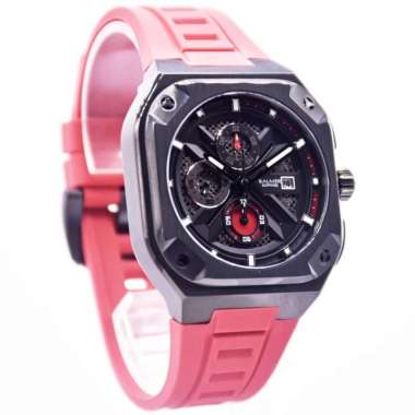 Jam Tangan Pria Balmer 8819 Original Rubber Merah