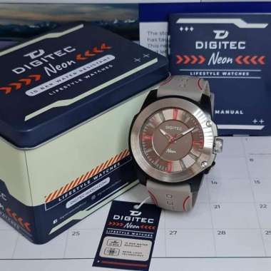 Jam Tangan Pria Digitec Neon 5182 Original Abu-abu