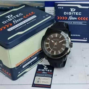 Jam Tangan Pria Digitec Neon 5182 Original Hitam