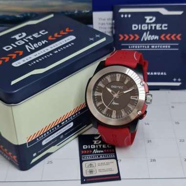 Jam Tangan Pria Digitec Neon 5182 Original Merah