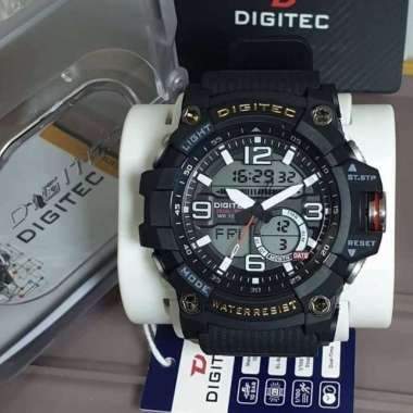 Jam Tangan Pria Digitec 2102 Analog Digital Original hitam kuning