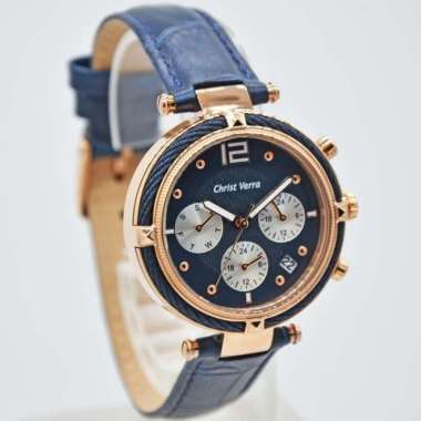 Jam Tangan Wanita Christ Verra 75020L-25 BLU Original
