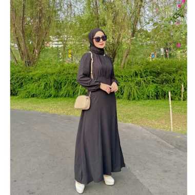 NADA DRESS by TALAOUTFIT | Gamis Crinkle Airflow | Gamis Wanita | Wudhu Friendly | Busui Friendly | 