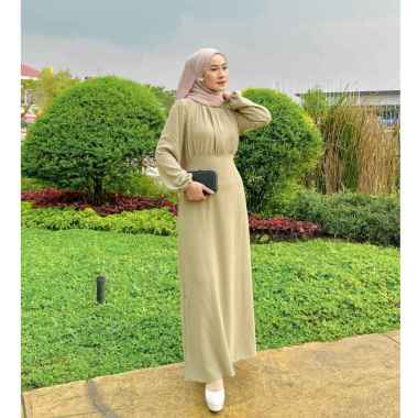 NADA DRESS by TALAOUTFIT | Gamis Crinkle Airflow | Gamis Wanita | Wudhu Friendly | Busui Friendly | 