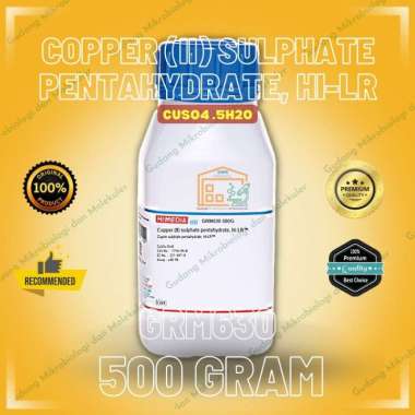 Copper (II) sulphate pentahydrate, Hi-AR | CuSO4.5H2O, 500 gr