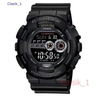 Original 100%!! Casio G-Shock GD-100-1BDR Jam Tangan Pria