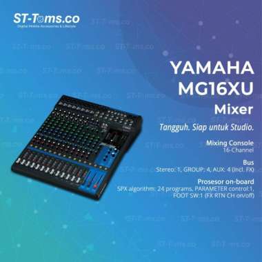 Yamaha MG16XU MG 16XU MG 16 XU Audio Mixer Console 16 Channels