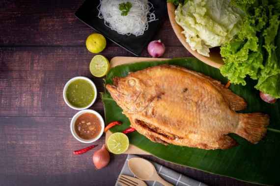 Ikan Bumbu Kuning Frozen ● Ready To Cook ● Siap Goreng Mujair hitam